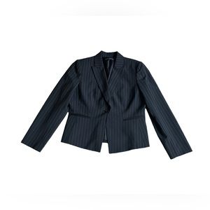 Antonio Melani Pinstriped Black and White Short Length Size 12